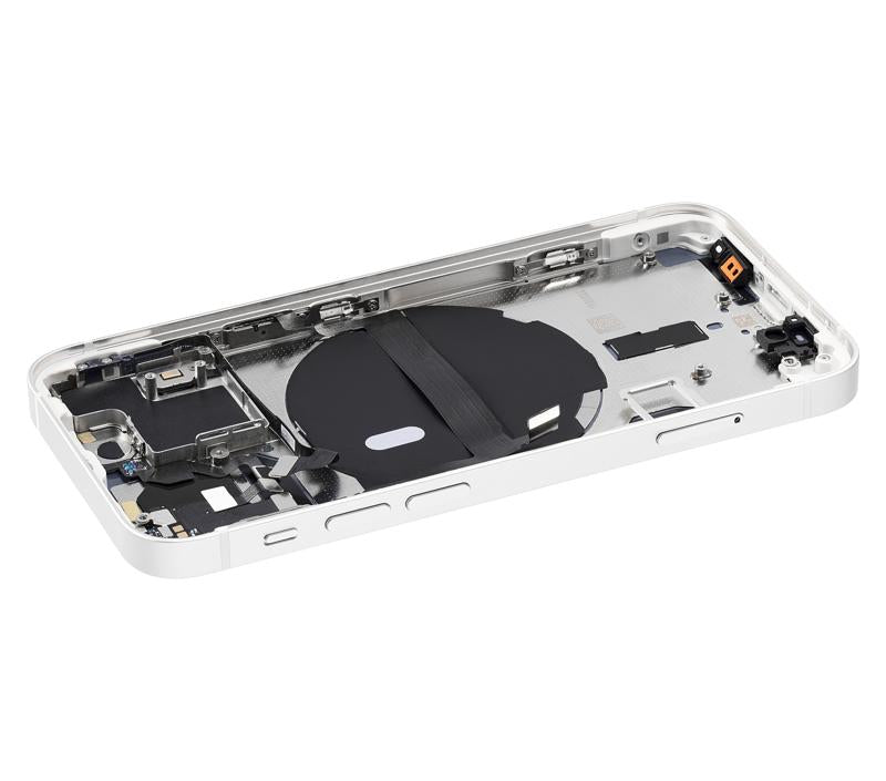 Tapa trasera para iPhone 13 Mini con componentes pequeños pre-instalados (Sin logo) (Versión internacional) (Starlight)