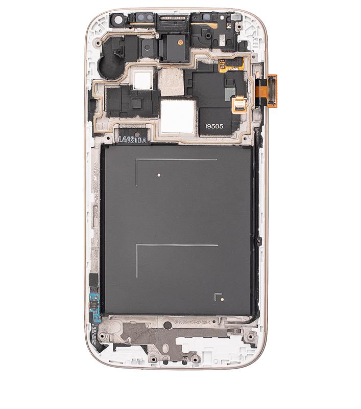 Pantalla OLED con marco para Samsung Galaxy S4 (i9505 / L720T) (Internacional / Sprint (Modelo GSM)) (Reacondicionado) (Blanco)