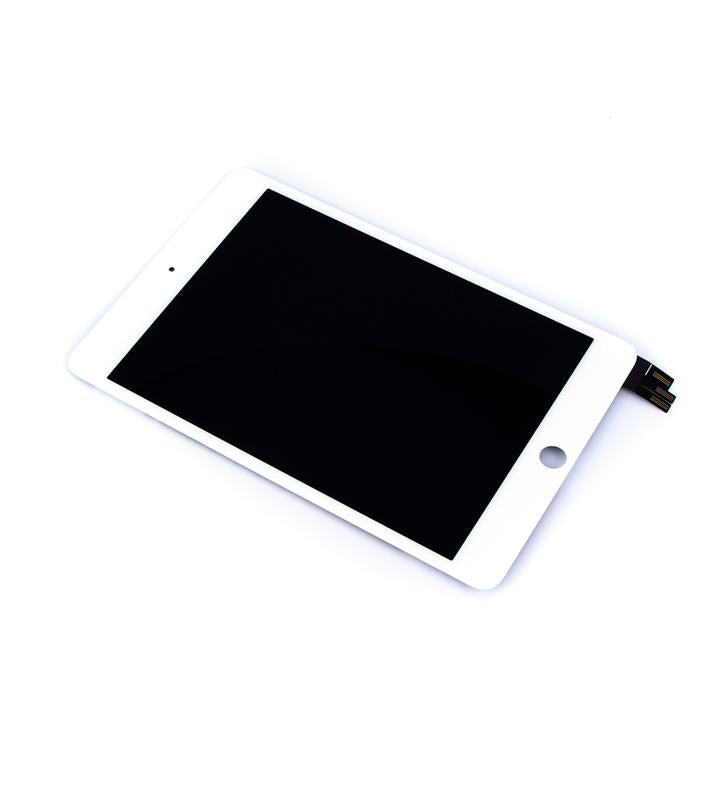 Pantalla LCD con digitalizador para iPad Mini 5 (Sensor de reposo/activacion pre-instalado) (Blanco)