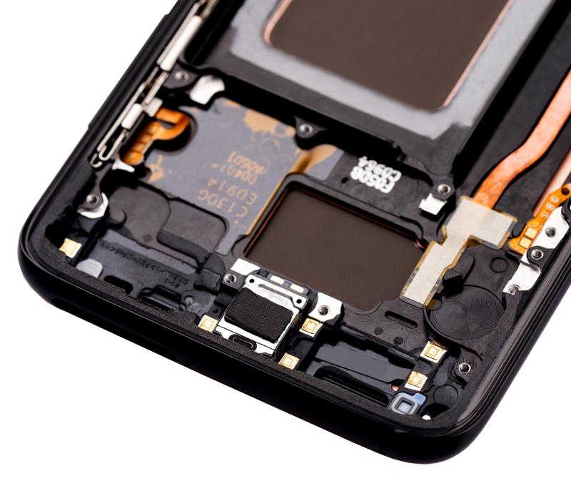 Pantalla OLED con marco para Samsung Galaxy S8 (Reacondicionado) (Negro Medianoche)