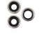 Lente de camara trasera con soporte y bisel para iPhone 11 Pro / Pro Max (Blanco)