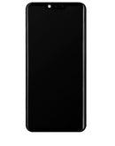 Pantalla OLED con marco para LG G8X ThinQ / V50S ThinQ 5G (Aurora Black)