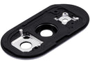 Lente de camara trasera con soporte para Huawei Nova 10 Pro (Plata)