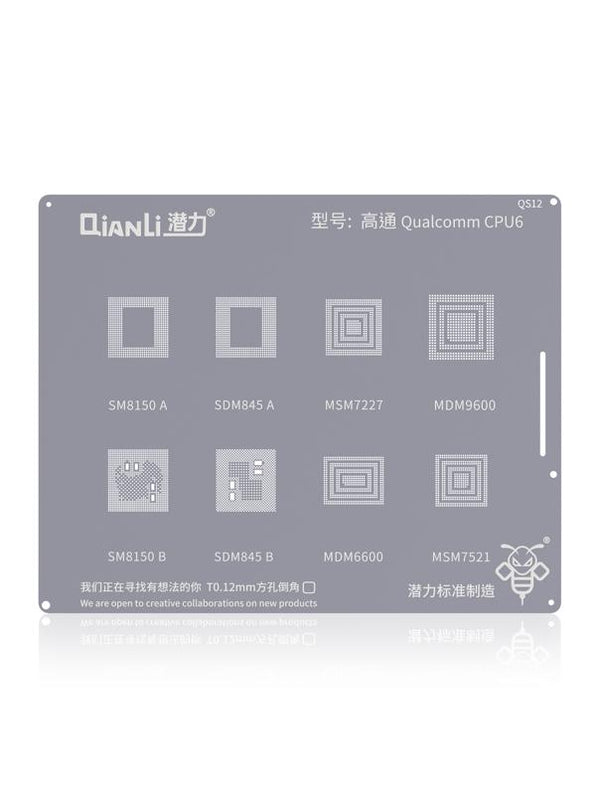 Stencil Bumblebee (QS12) para CPU Qualcomm CPU6 (Qianli)