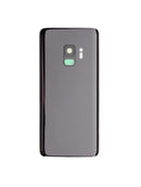 Tapa trasera con lente de camara para Samsung Galaxy S9 (Negro Medianoche)