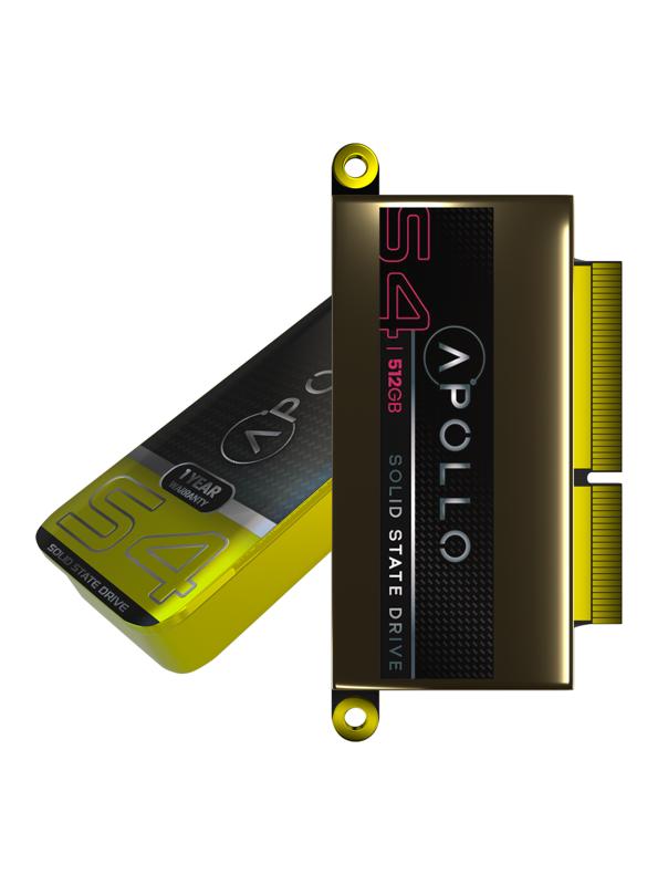 SSD Apollo S4 512GB NVMe PCIe Gen3x4 para MacBook Pro 13" Retina (A1708 / Late 2016 / Mid 2017)