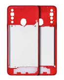 Carcasa media para Samsung Galaxy A20S (Rojo)
