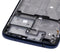 Carcasa media con marco de pantalla para Motorola Moto G7 Power (XT1955 / 2019) (Version US) (Azul Marino) (Set de 2 Piezas)