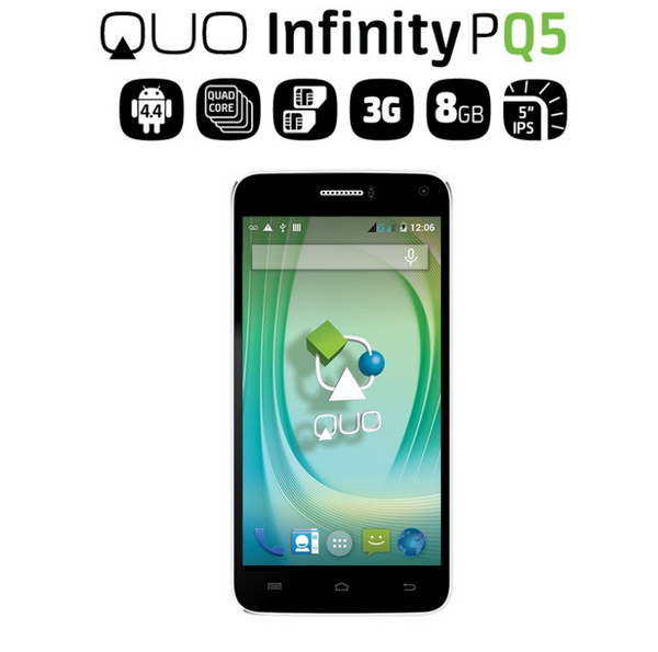 Celular Quo PQ5, 3G, 8GB, Liberado.