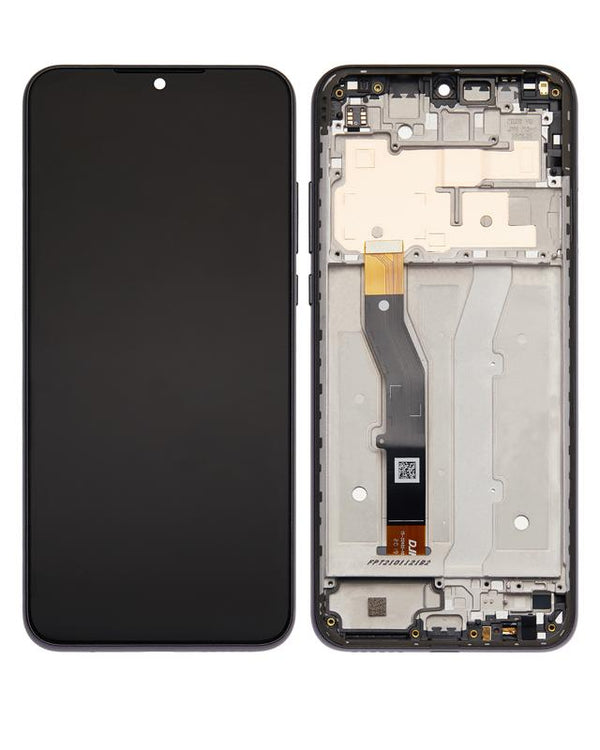 Pantalla LCD con marco para Motorola Moto G Play (XT2093-7 / 2021) Original (Gris Flash)