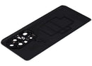 Tapa trasera con lente de camara para Huawei P50 Pro (Negro Dorado)