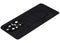 Tapa trasera con lente de camara para Huawei P50 Pro (Negro Dorado)