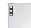 Tapa trasera con lente de camara para Samsung Galaxy Note 10 Plus / 5G (Aura Glow / Plata)