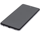 Pantalla OLED con marco para Samsung A72 (A725 / 2021) color Negro Asombroso