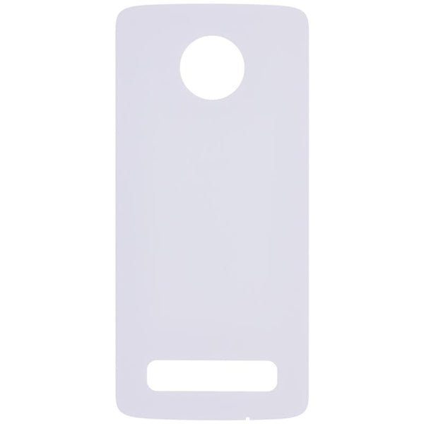 Tapa trasera original para Motorola Moto Z4 (XT1980-3 / XT1980-4 / 2019) (Blanco)