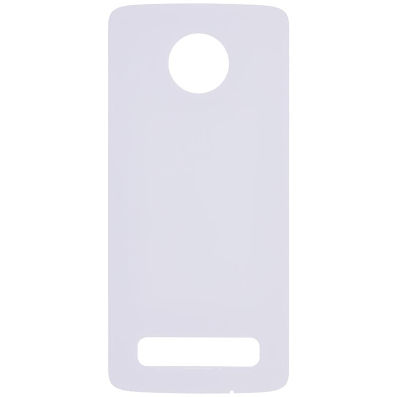 Tapa trasera original para Motorola Moto Z4 (XT1980-3 / XT1980-4 / 2019) (Blanco)