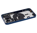 Tapa trasera con componentes pequenos pre-instalados para iPhone 12 Azul