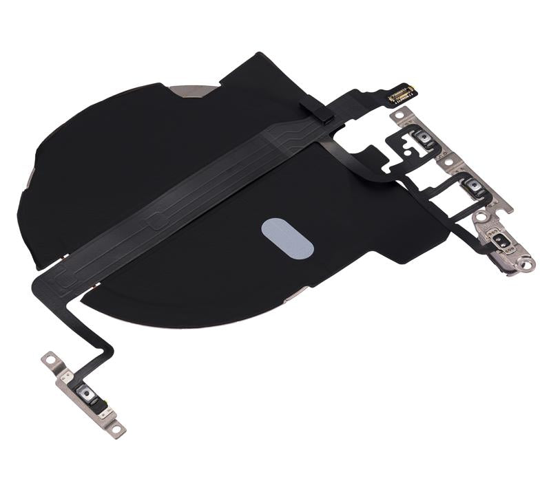 Flex de carga inalambrica NFC con flex de volumen para iPhone 13 Pro