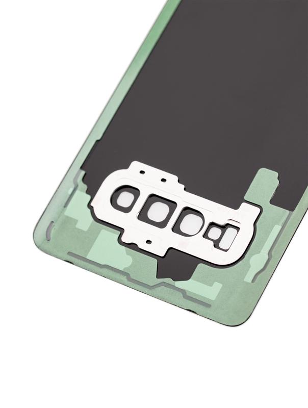 Tapa trasera con lente de camara para Samsung Galaxy S10 Plus (Blanco Prismático)