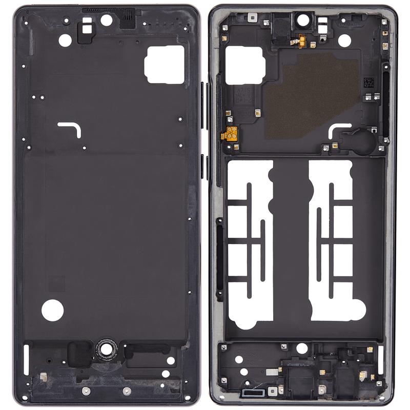 Marco intermedio para Samsung Galaxy A71 5G UW (Prism Crush Black)
