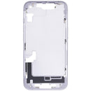 Carcasa media con botones de encendido y volumen para iPhone 14 (Version EE.UU.) (Original usada: Grado C) (Morado)