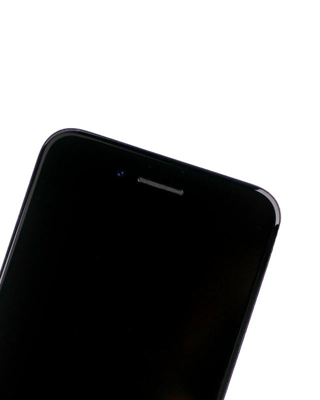 Pantalla LCD para iPhone 7 con placa de acero (Negro)