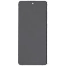 Pantalla OLED con marco para Samsung Galaxy Note 10 Lite (Aura Glow / Plata)