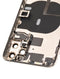 Tapa trasera para iPhone 11 Pro Max con componentes pequeños pre-instalados (Usada, Original, Grado B) (Plata)