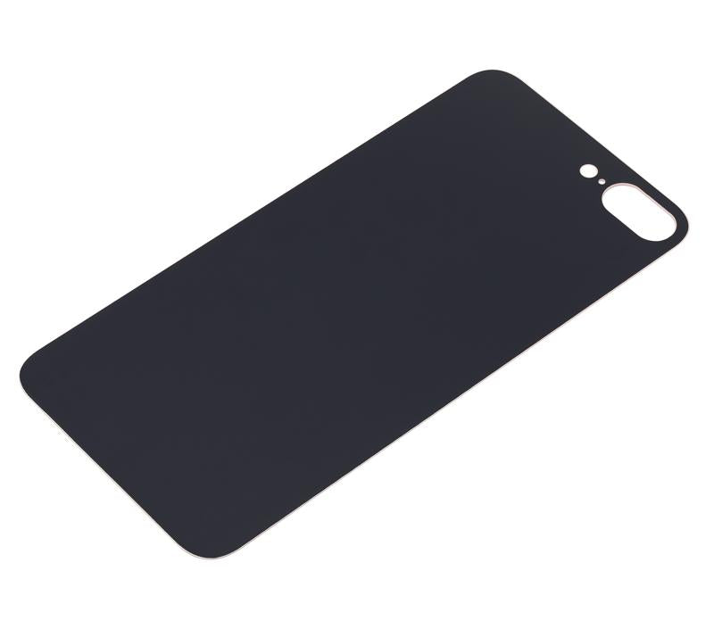 Tapa trasera para iPhone 8 Plus con adhesivo 3M (Agujero grande para camara, Dorado)