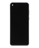 Pantalla LCD con marco para Motorola One Action (Denim Blue)