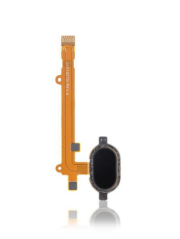 Boton de inicio con cable flex para Motorola Moto Z2 Play (XT1710 / 2017) (Negro)