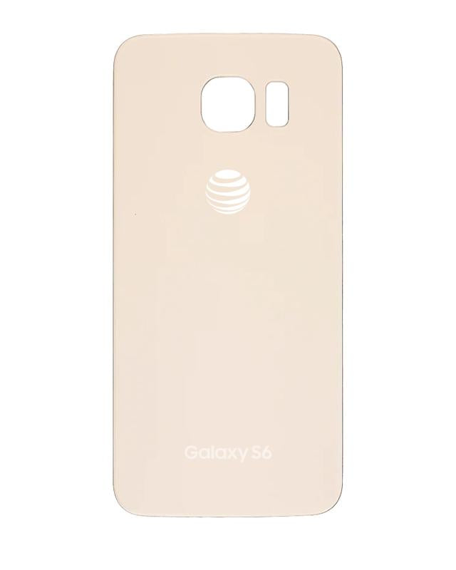 Tapa trasera para Samsung Galaxy S6 con logo AT&T (Original Usada Grado A) (Platino Oro)