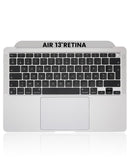 Carcasa superior con teclado para MacBook Air 13" Retina (A2337 / Final 2020) (Original Usado: Calidad Nueva) (Gris espacial) (Teclado US)
