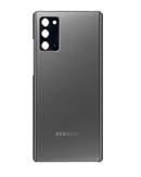Tapa trasera con lente de camara para Samsung Galaxy Note 20 5G (Original) (Mystic Gray)