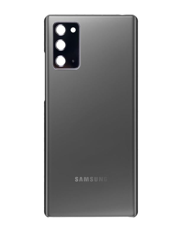 Tapa trasera con lente de camara para Samsung Galaxy Note 20 5G (Original) (Mystic Gray)