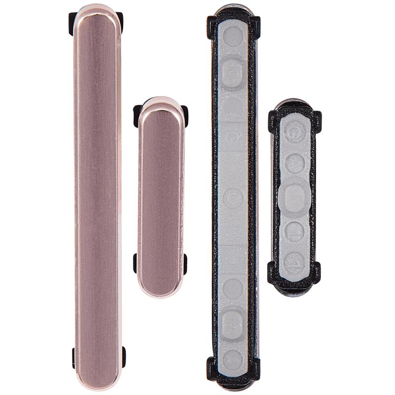 Botones duros (Encendido / Volumen) para Samsung Galaxy S22 / S22 Plus (Oro Rosa)