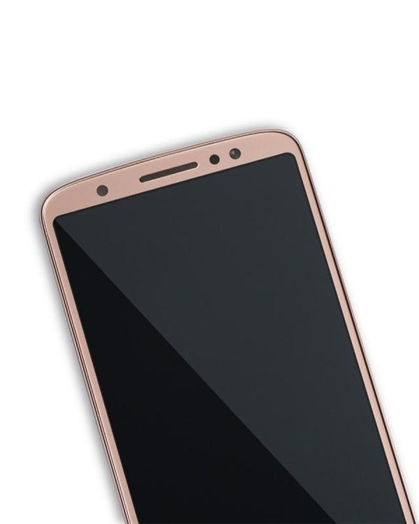 Pantalla LCD con marco para Motorola Moto G6 (XT1925 / 2018) original (Oyster Blush)