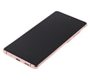 Pantalla OLED con marco para Samsung Galaxy S20 FE 4G / 5G (Naranja Cloud)