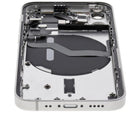 Tapa trasera con componentes pequeños pre-instalados para iPhone 12 Mini (Versión Internacional) (Original Usada: Grado A) (Blanco)