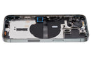 Tapa trasera para iPhone 13 Pro con componentes pequeños pre-instalados (Sin logo) (Versión US) (Verde alpino)