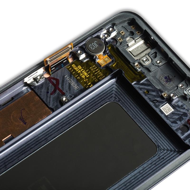 Pantalla OLED para Samsung Galaxy S10E con marco (original) (Negro Prisma)