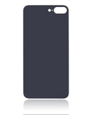 Tapa trasera para iPhone 8 Plus con adhesivo 3M (Agujero grande para camara, Dorado)
