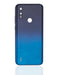Tapa trasera de vidrio para Motorola Moto E6S (XT2053 / 2020) (Azul Pavo Real)