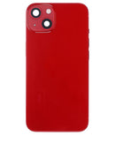 Tapa trasera con componentes pequenos pre-instalados para iPhone 13 (Version Internacional) (Usado Original Grado A) (Rojo)