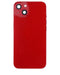 Tapa trasera con componentes pequeños para iPhone 13 (Versión EE.UU.) roja