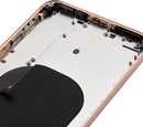 Tapa trasera con componentes pequenos pre-instalados para iPhone 8 Plus (Sin logo) (Dorado)