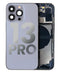 Tapa trasera para iPhone 13 Pro con componentes pequeños pre-instalados (Versión Internacional) (Usado, Original, Grado C) (Sierra Blue)