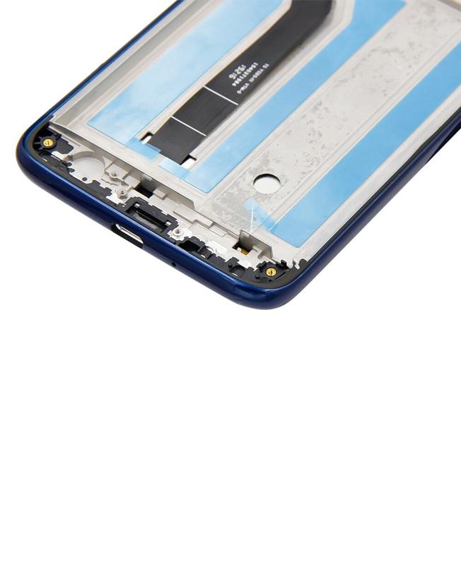 Pantalla LCD con marco para Motorola Moto G7 Power / G7 Supra (Version Norteamericana) (Azul Marino)