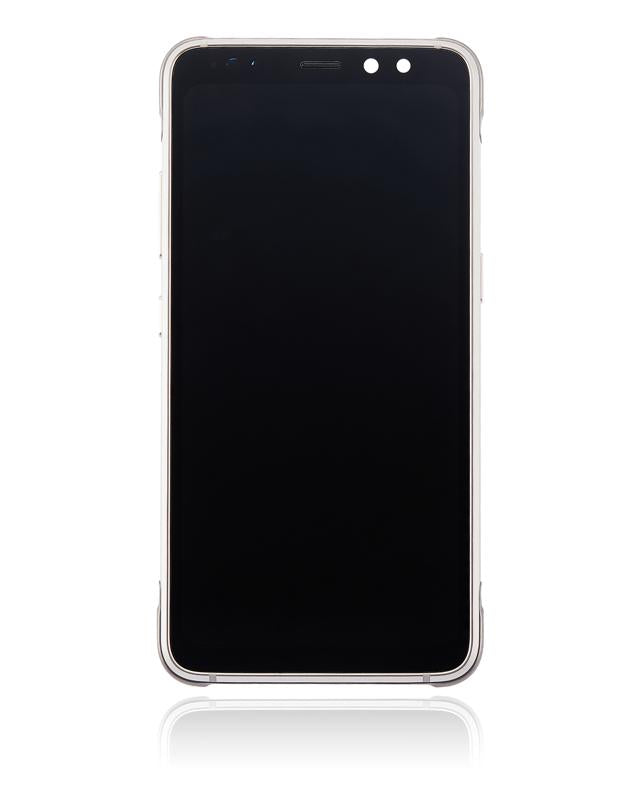Pantalla OLED para Samsung Galaxy S8 Active con marco (Reacondicionada) (Oro Tungsteno)