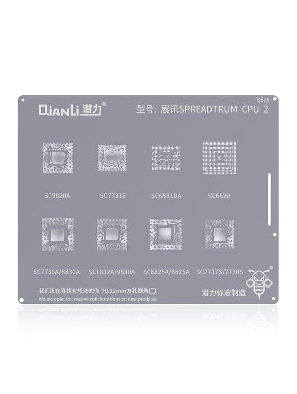 Stencil Bumblebee para CPU SPREADTRUM (QS28) de Qianli